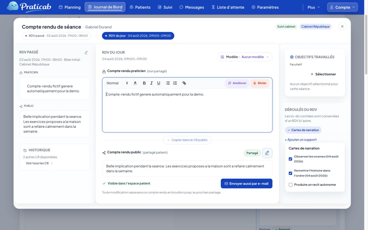 Rédaction de compte-rendu avec IA